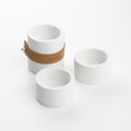 Svietnik na čajovú sviečku Marble, set 4 ks – pieskový