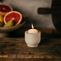 Svietnik Line na čajové sviečky - of white